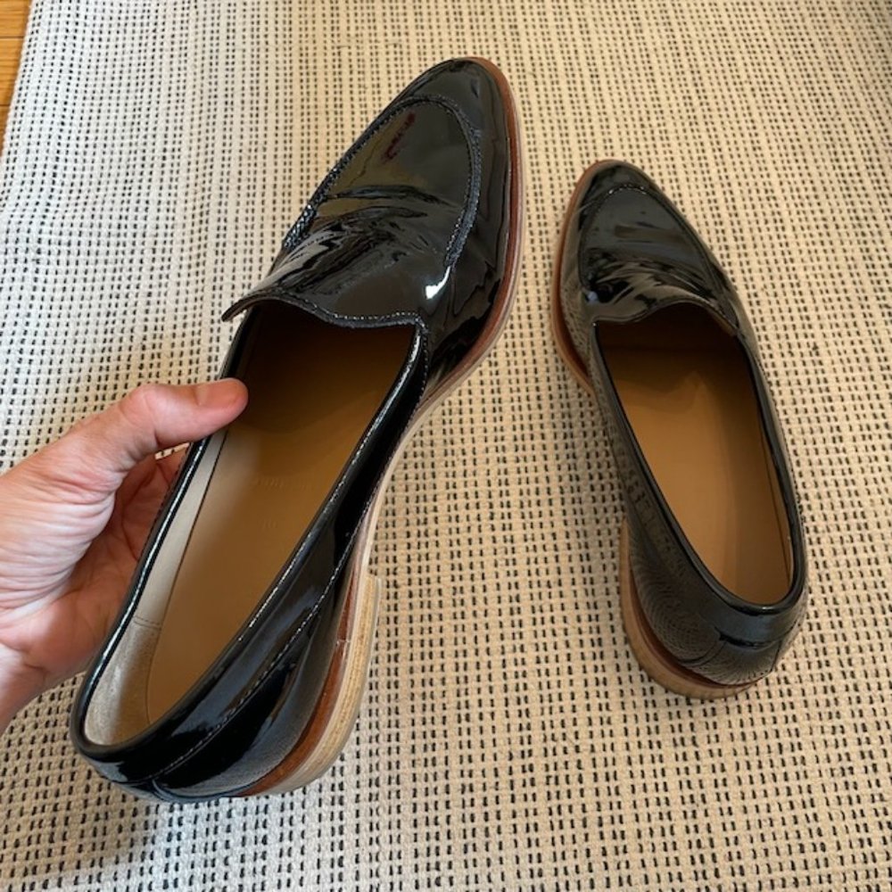 Everlane The Modern Loafer, Black Patent